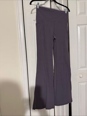 Athleta Plum Flare Yoga Pants